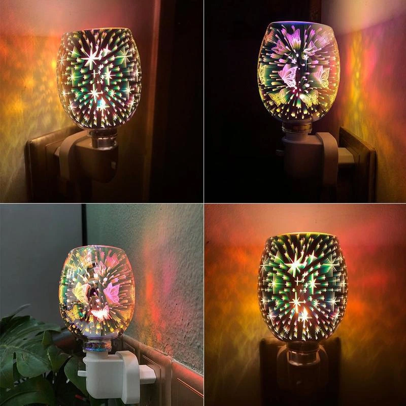 Home Fashion 3D Glass Wall Aromatherapy Diffuser