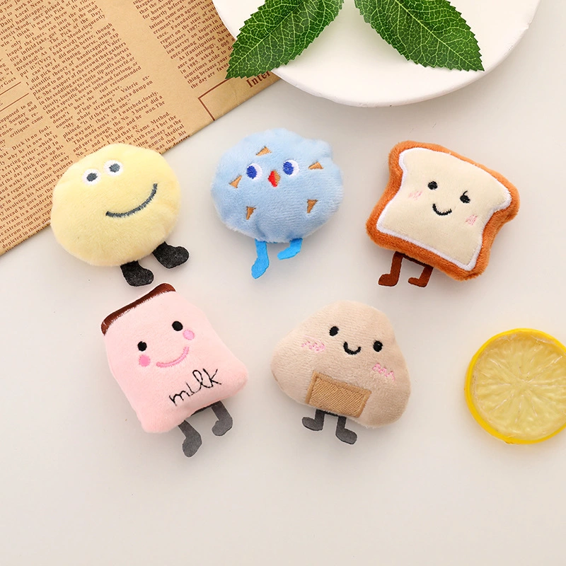 Autumn And Winter New Creative Small Bread Plush Brooch