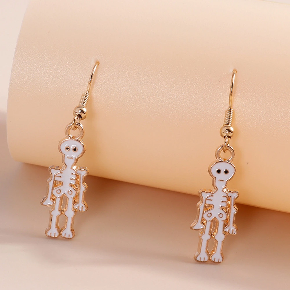 Jewelry Earrings Funny Personality Skeleton