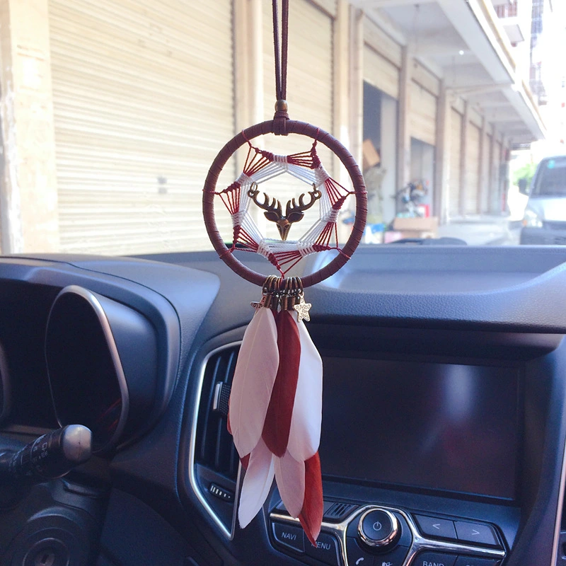 Seven-pointed Star Car Pendant Dream Catcher Wind Chime