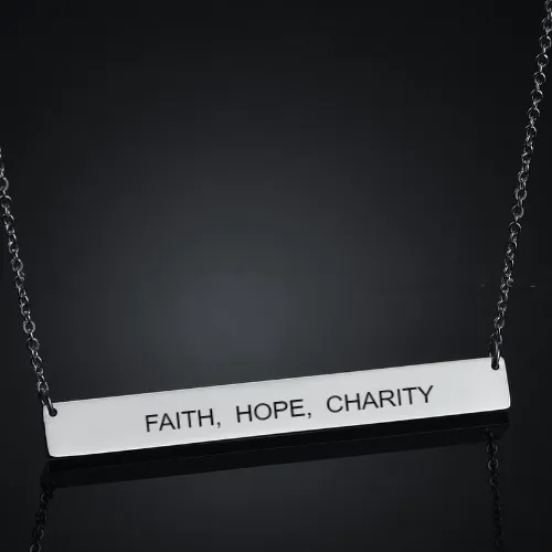 Faith, Hope, Charity Pendant Sends Positive Message