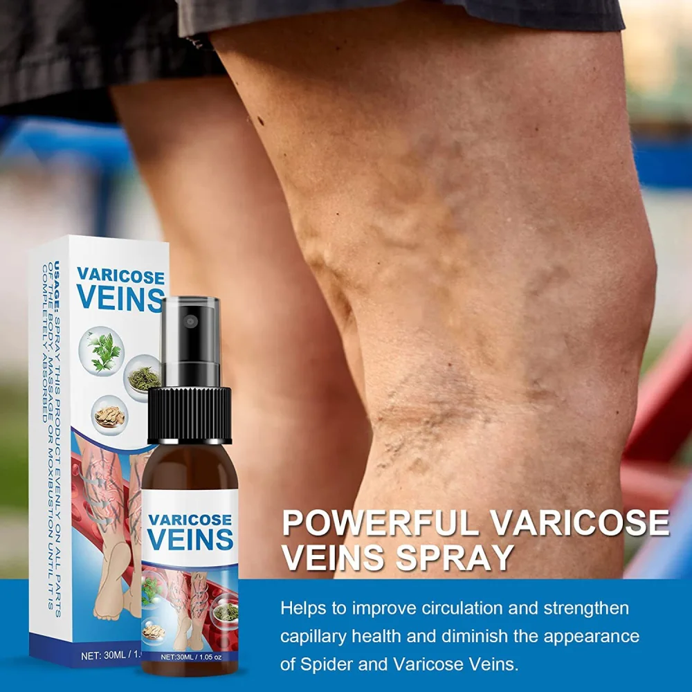 Varicose Vein Massage Spray To Smooth Blood Vessel Bulges