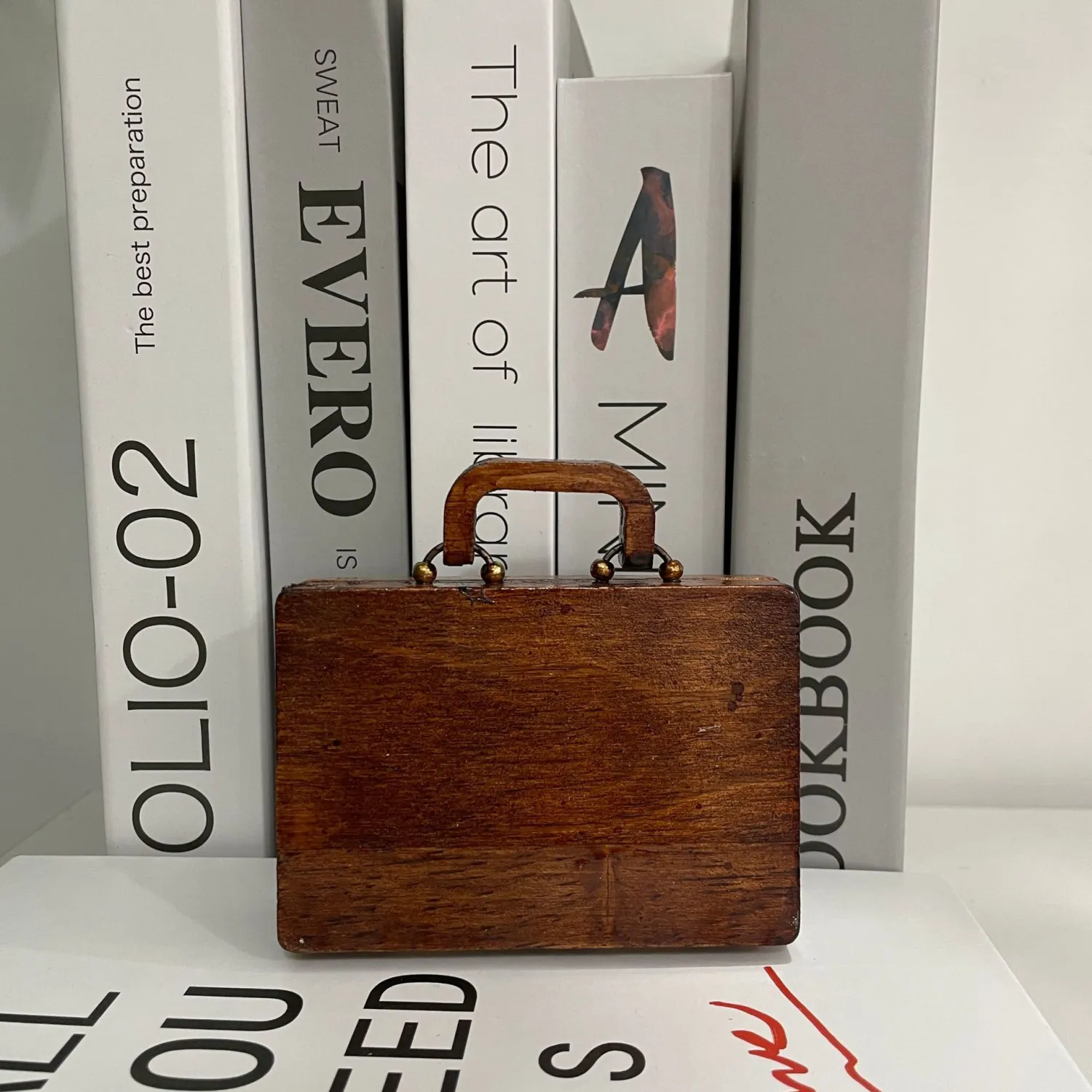 Wooden Crystal Box Suitcase