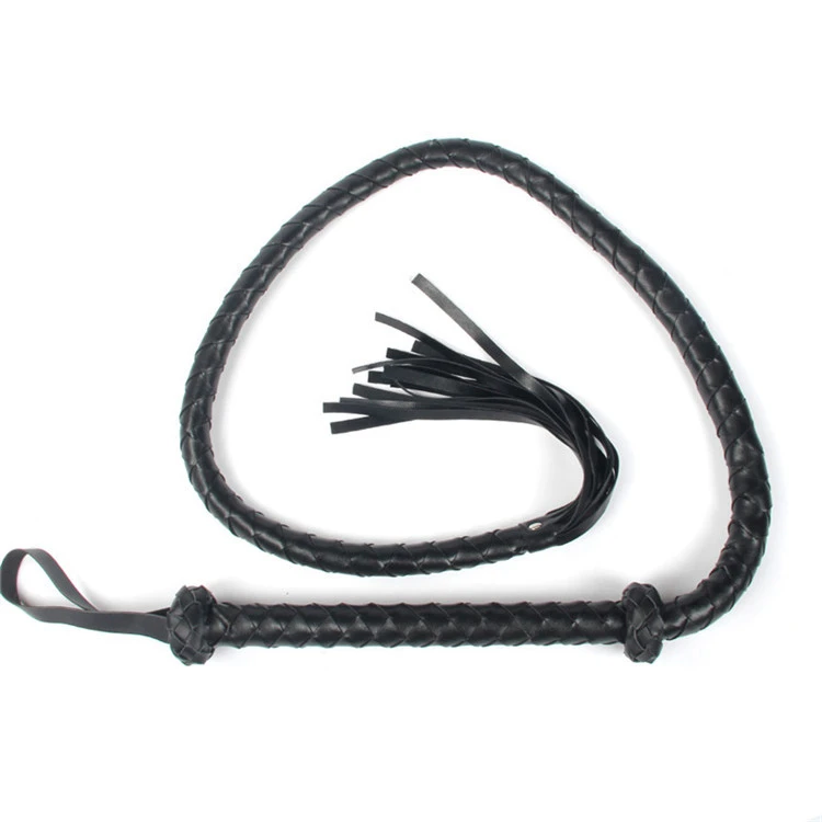 Large Leather Lengthened Whip Training Props