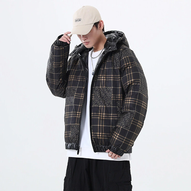 Men's Thick Casual Simple Solid Color Padded Jacket