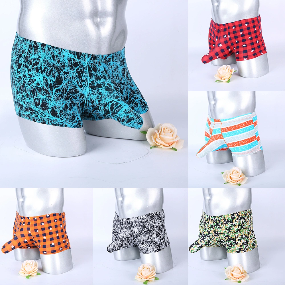 Men's Casual Fashion Square Print Shorts