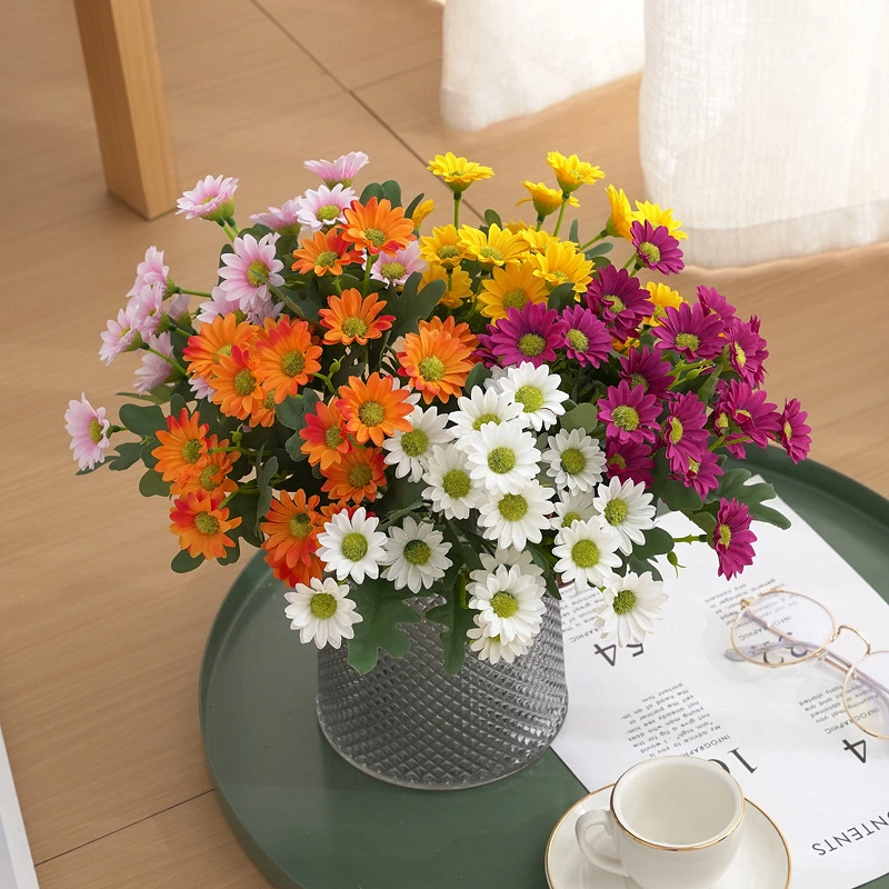 Wedding Home Decoration Chrysanthemum Indicum Chrysanthemum Silk Flower