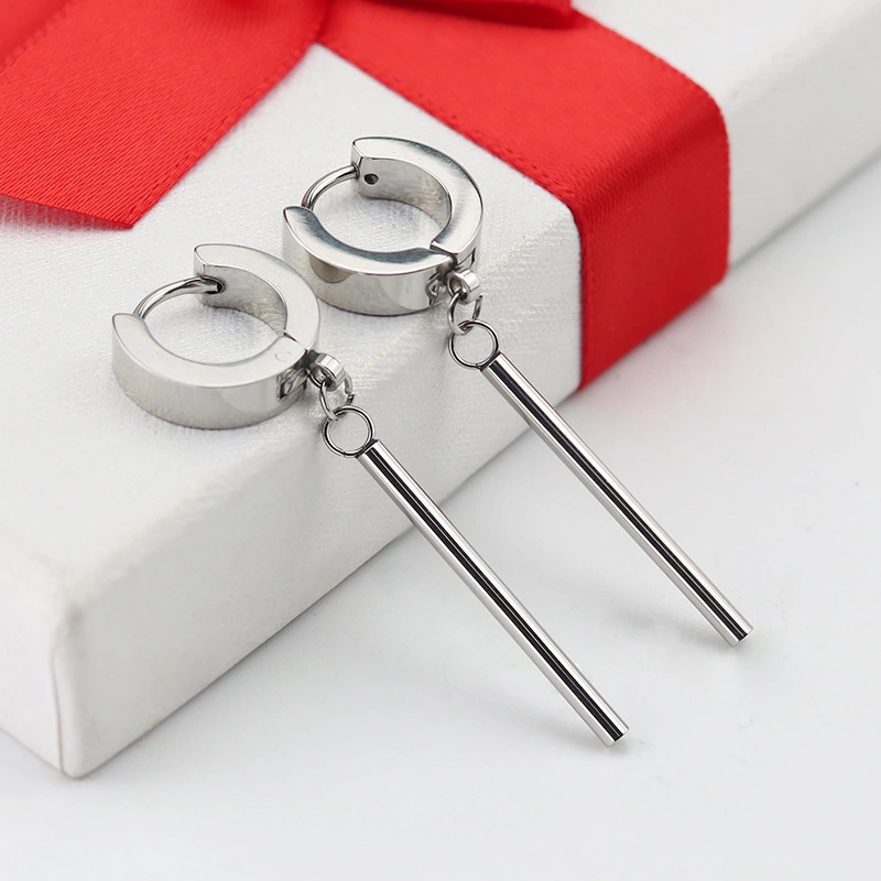 Ladies European And American Stainless Steel Earrings