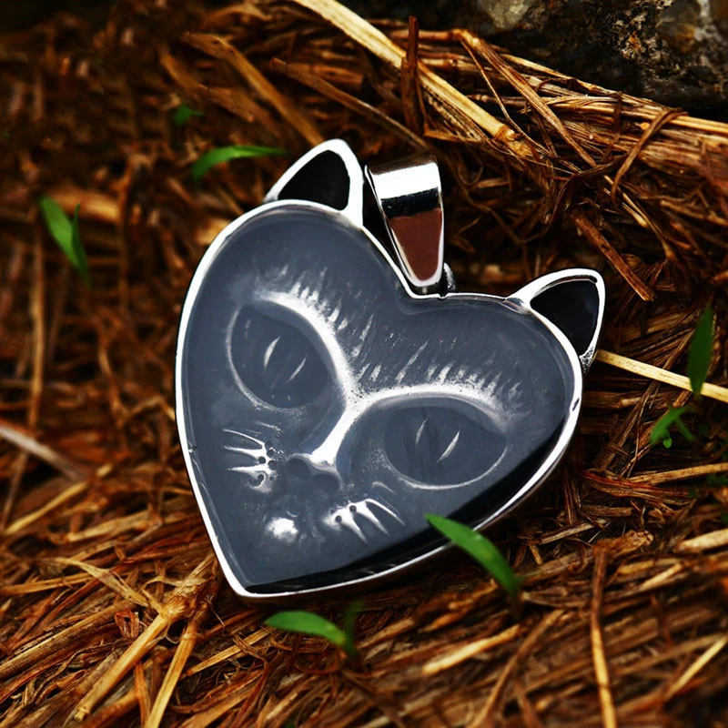 Stainless Steel Cast Fox Shape Necklace Pendant