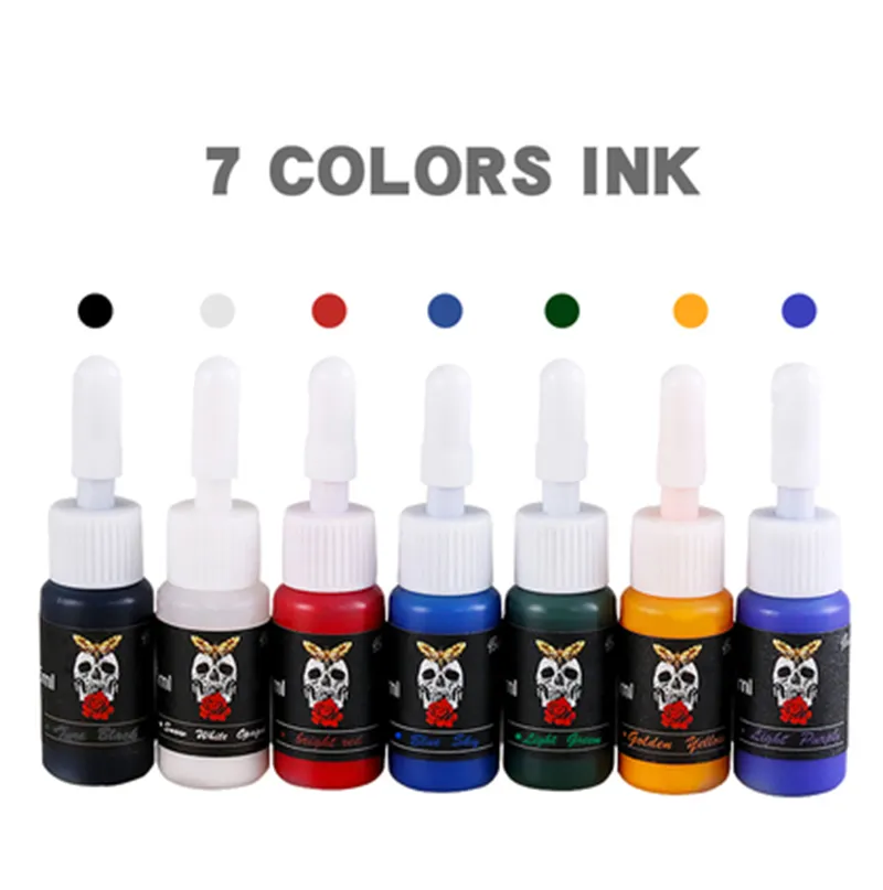 5ml Skull Tattoo Color Practice For Beginners