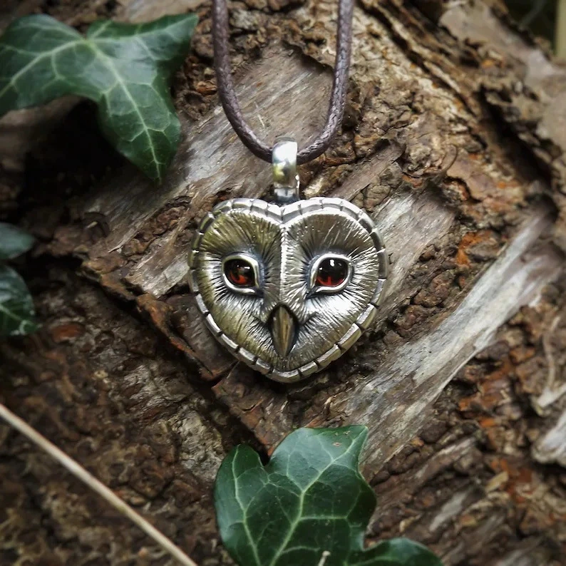 Alloy Owl Pendant Necklace Plating Fashion