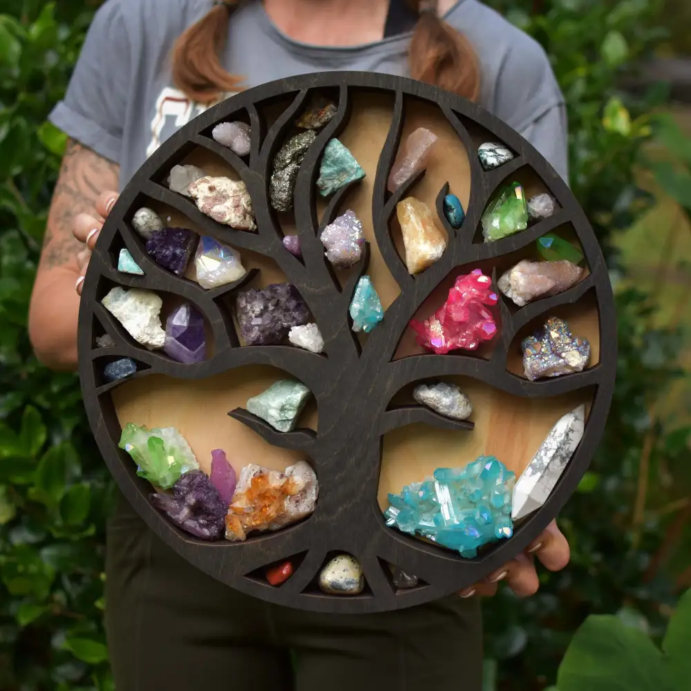 Tree Of Life Shelf And Wood Carving