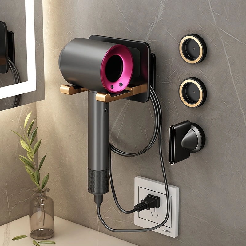 Hair Dryer Rack Without Punching