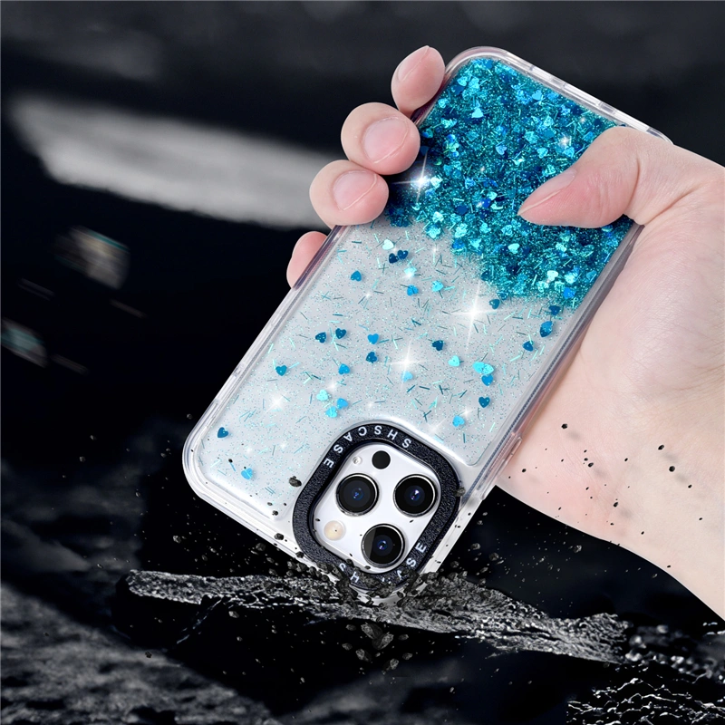 Glitter Drop Glue Mobile Phone Shockproof Back Case