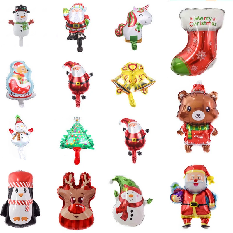 Mini Christmas Tree Christmas Snowman Balloons