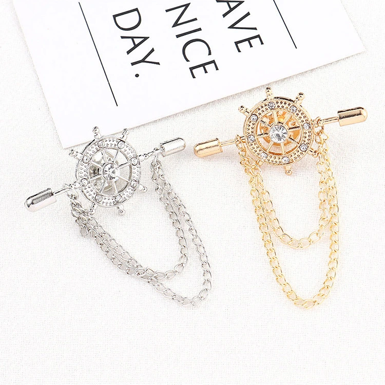 Fashion Retro Wild Simple Personality Alloy Cross Brooch