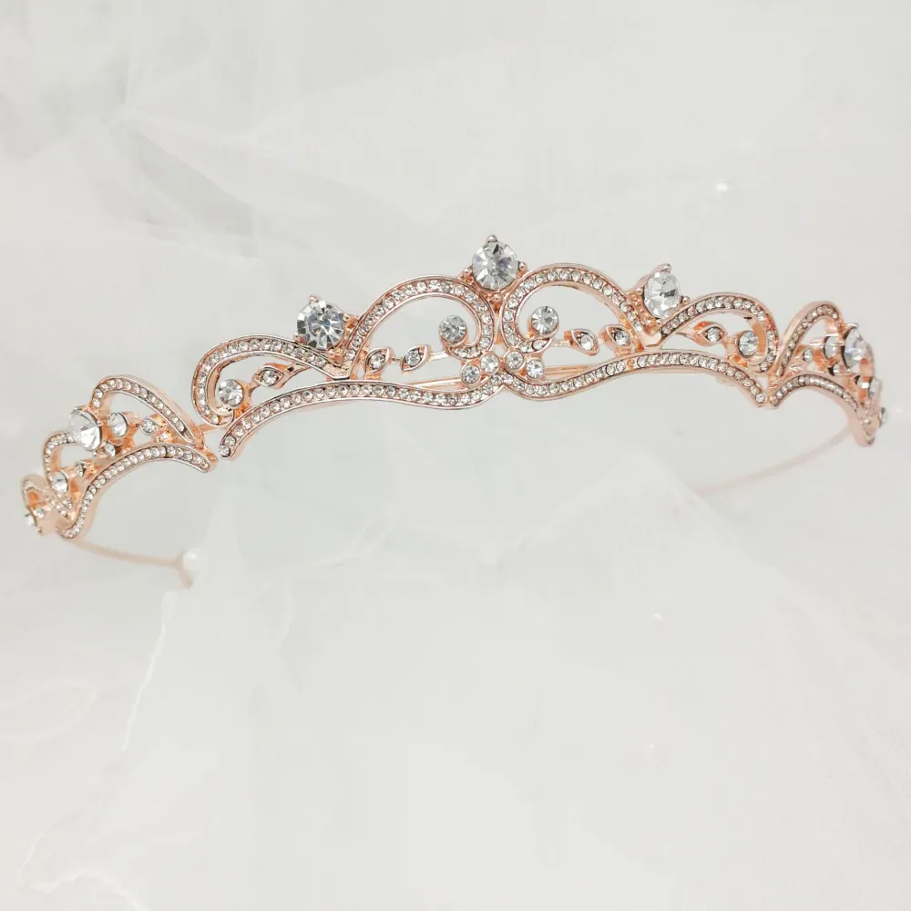 Bridal Baroque Crown Alloy Rhinestone Small Crown