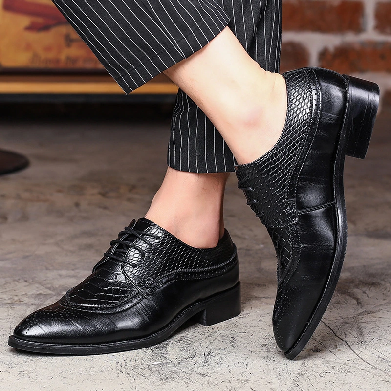 Casual Leather Shoes Brock Lace Up Men's Shoes