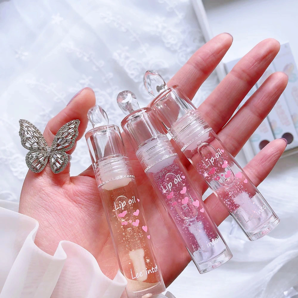 INTO Bang Bang Heart Lip Gloss Repair Water Moisturizing Light Feeling Lip Guard Pure Desire