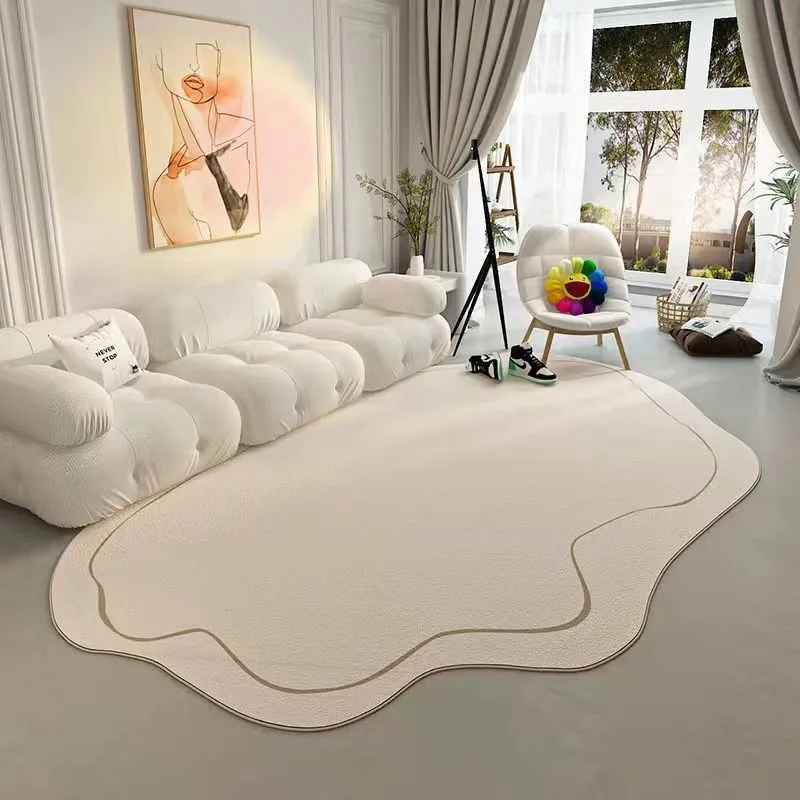 Household Irregular Shaped Simple Bedroom Floor Mat