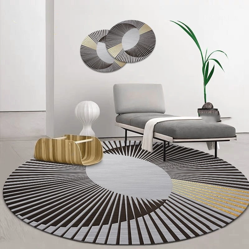 Dirt-resistant Office Computer Underfoot Round Carpet Pad