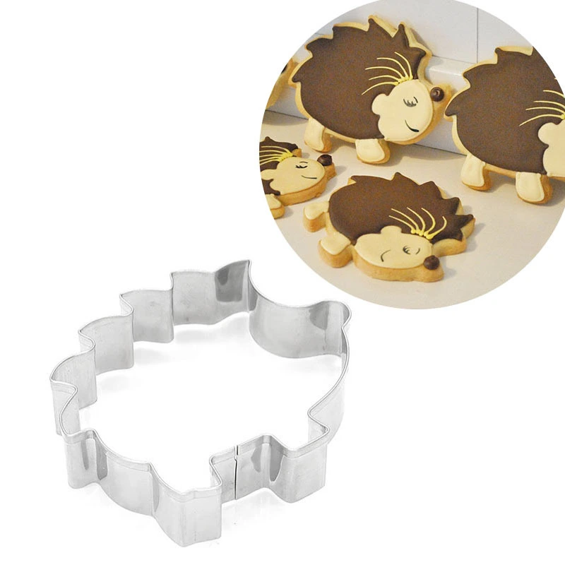 Hedgehog Shaped Stainless Steel Biscuit Mold Fondant Cutting Mold