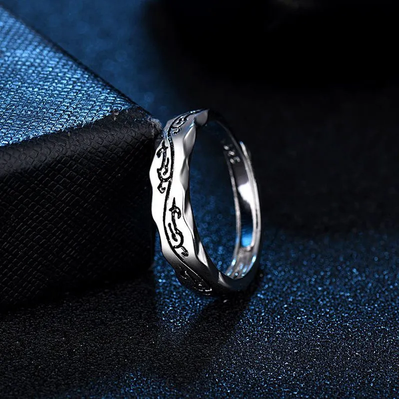 Men's Single Domineering Dragon Pattern Ring