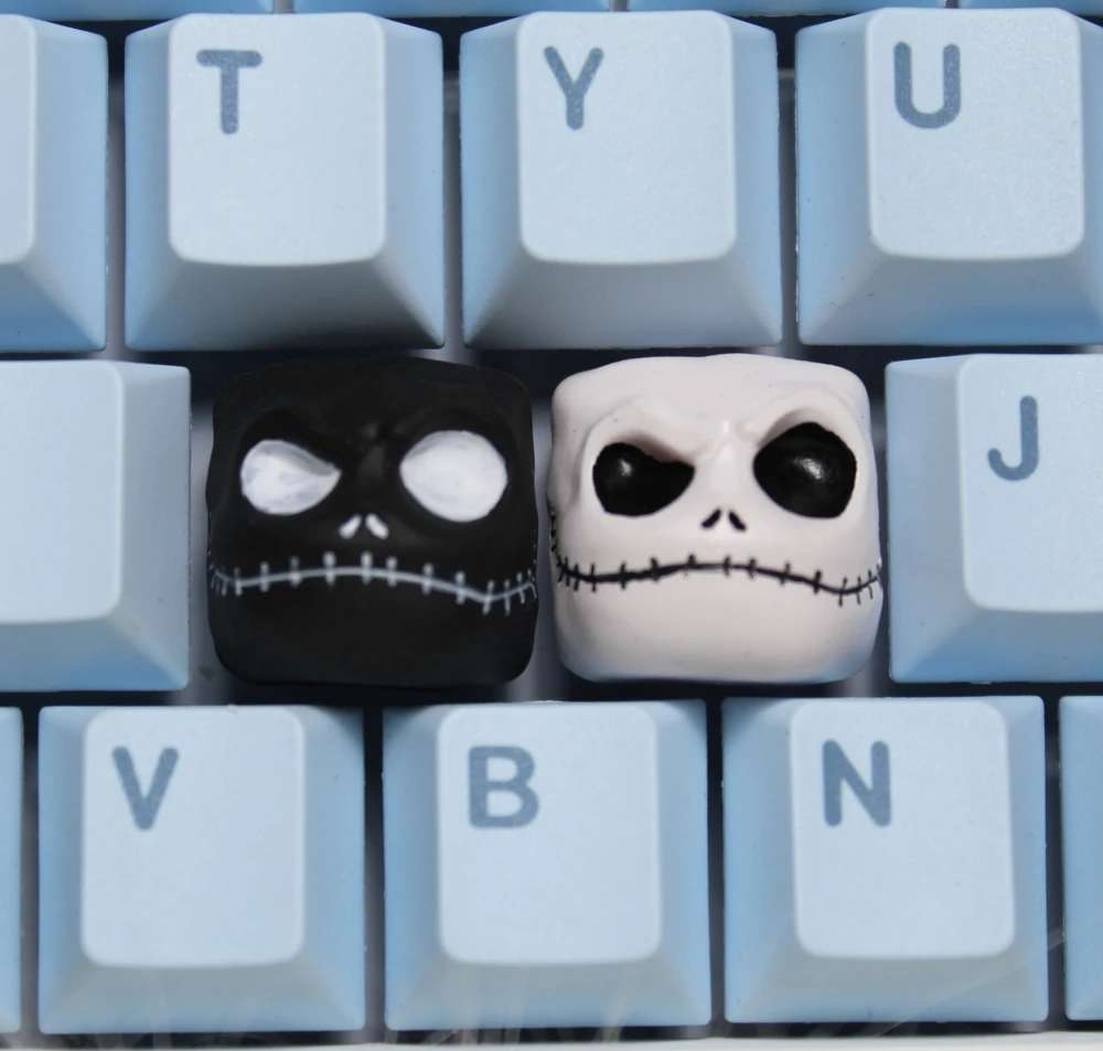 A Christmas Night Pumpkin King Keycap