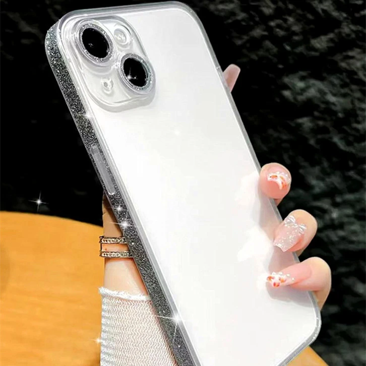 Drop Resistant Transparent Tempered Glass Phone Case