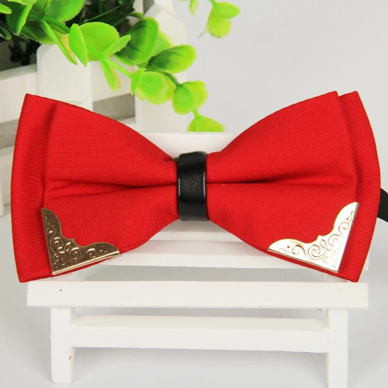 Metal Trim Bow Tie Men's Formal