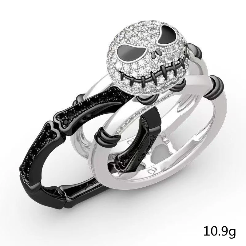 Punk Motorcycle Style Men's Domineering Skull Magic Claw Ring