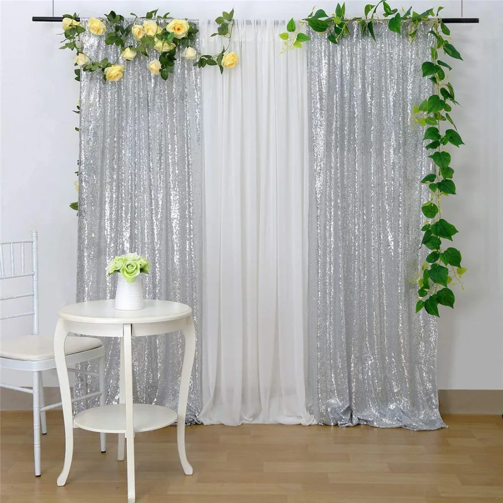 Sequin Background Cloth Curtain Decoration Banquet Supplies