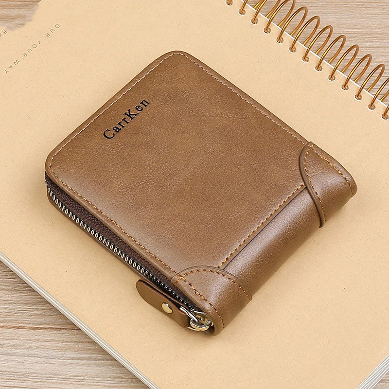 Retro Men's Horizontal Multifunctional Card Holder