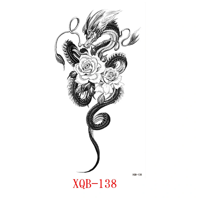 Small Half Sleeve Flower Arm Tattoo Sticker