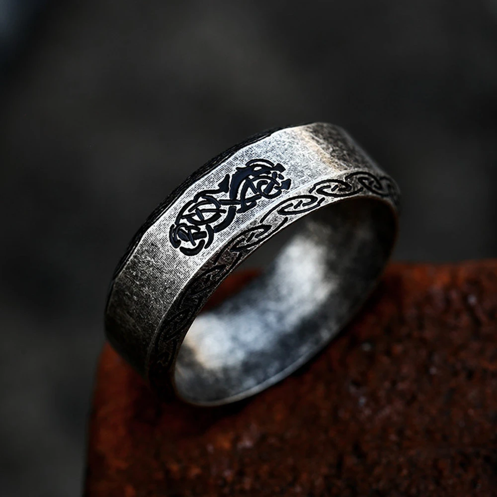 Simple And Fashionable Titanium Steel Men's And Women's Rings