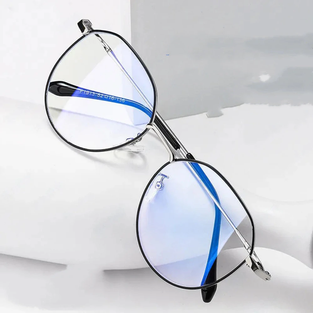 Ultralight Polygonal Student Blue Light Blocking Glasses