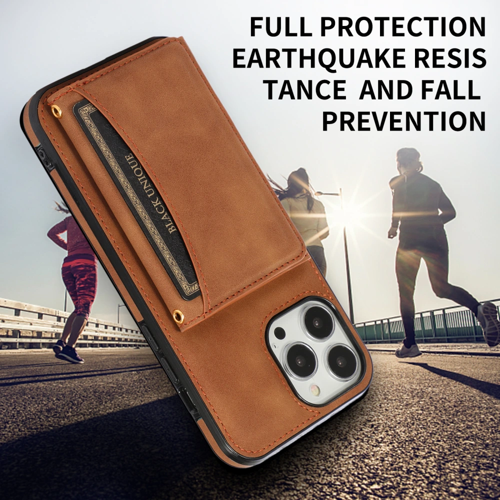 Leather Card Protection Sleeve Phone Case