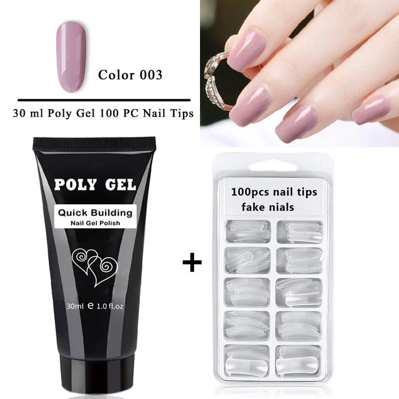 Phototherapy Crystal Extension Glue Plus Nail Mold Set
