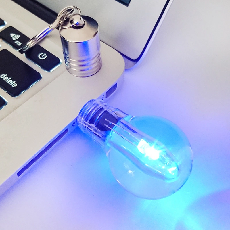 Creative Acrylic Luminous Bulb U Disk Personalized Gift Lamp