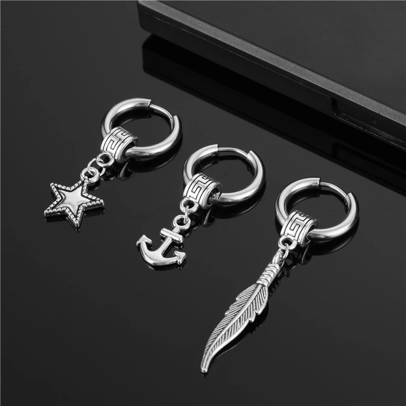 European And American New Hollow Cross Earrings Fashion