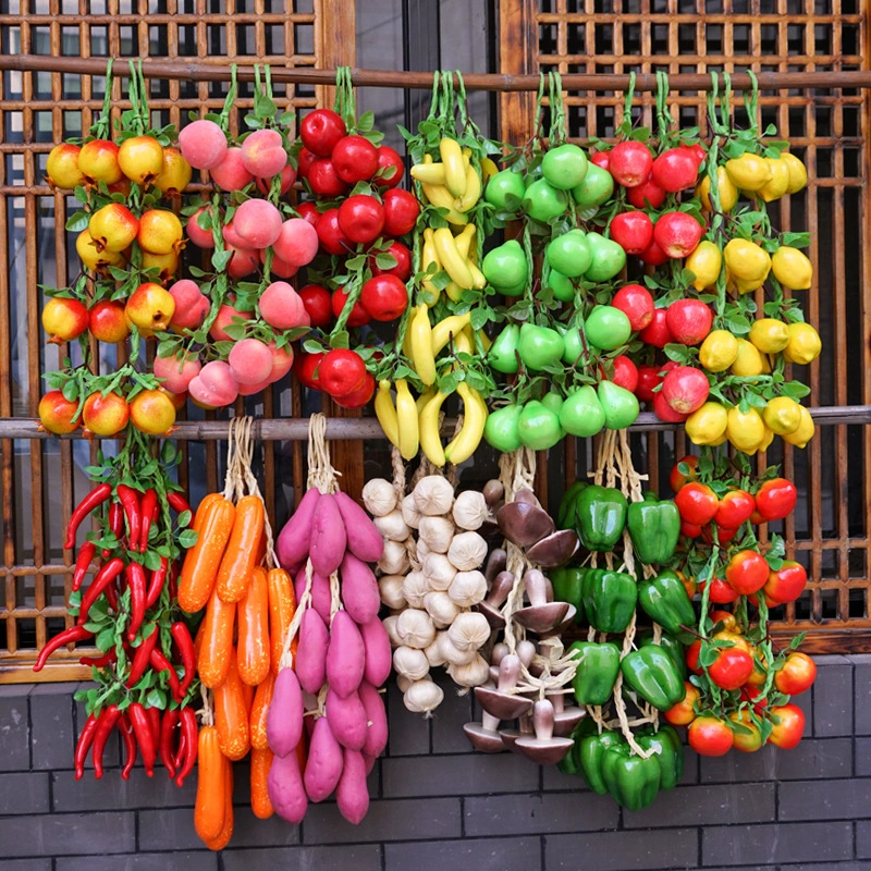 Fruits And Vegetables Hanging String Red Pepper String Decoration