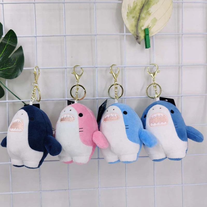 Color Plush Pendant Fragrance Shark Cute Keychain