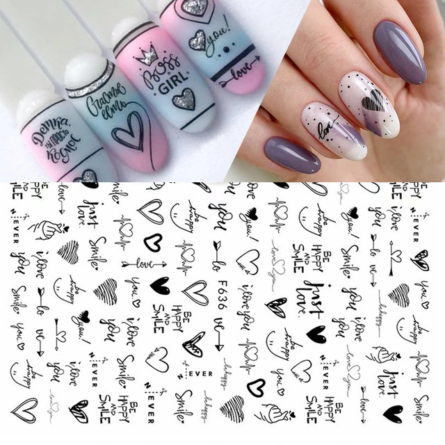 Cartoon Fashion New Style Nail Art Sticker