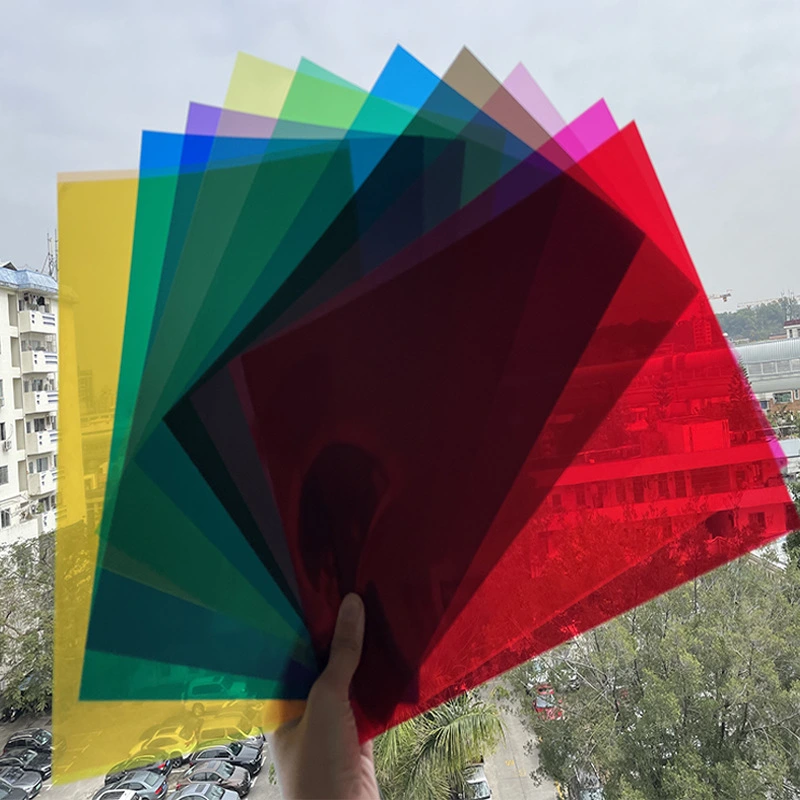 Color Pvc Transparent Filter 11 Colors