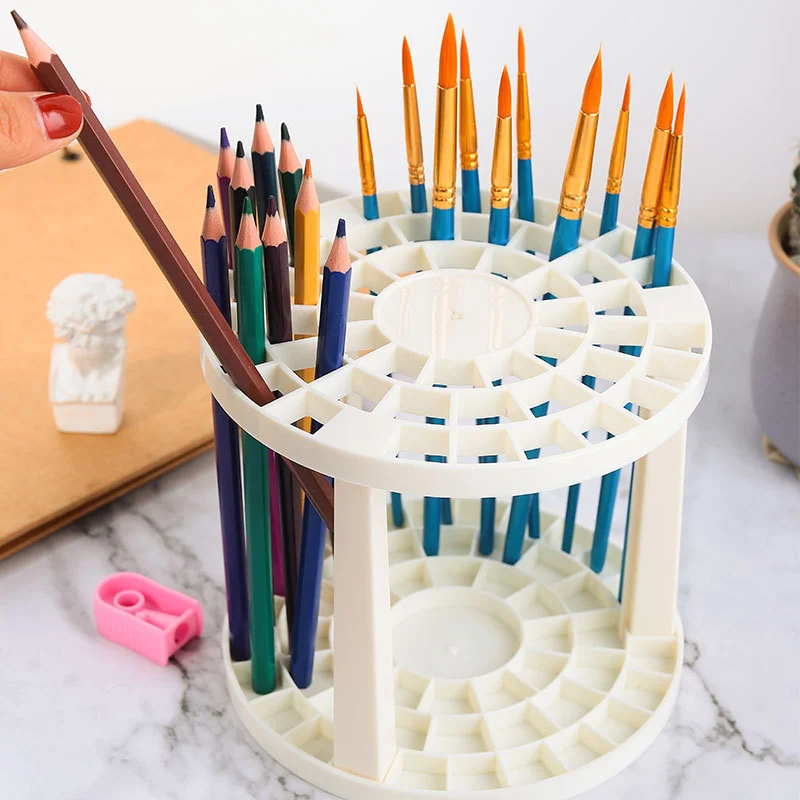 Round Art Stand Multifunctional Pen Holder