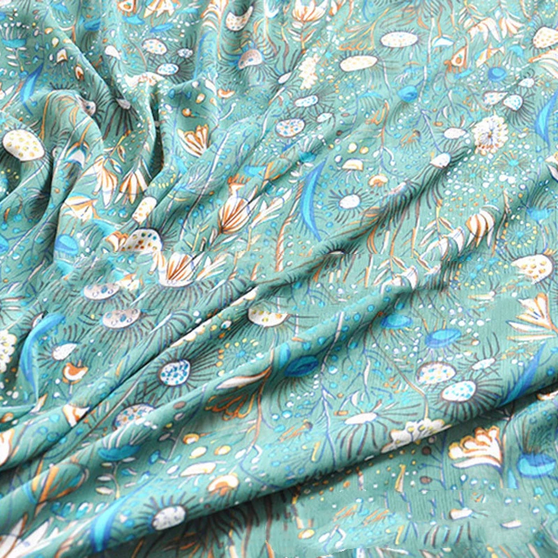 Dandelion Soft Cationic Chiffon Fabric