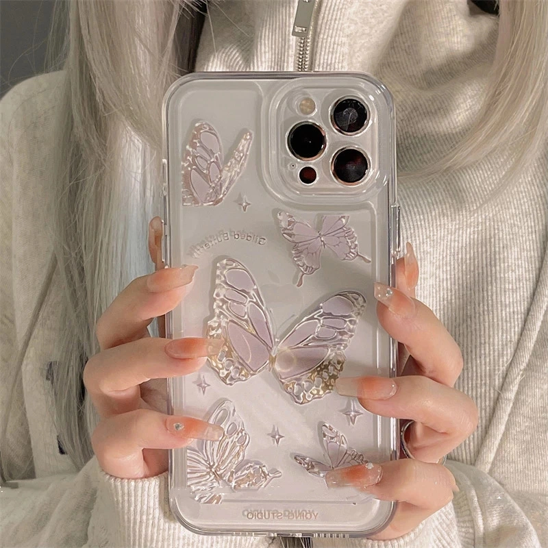 Fashion Simple Butterfly Pattern Phone Case