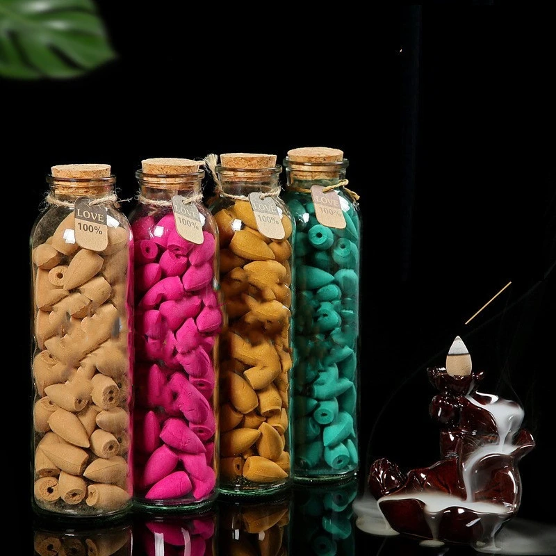 Indoor Aromatherapy Backflow Tower Incense Bullet