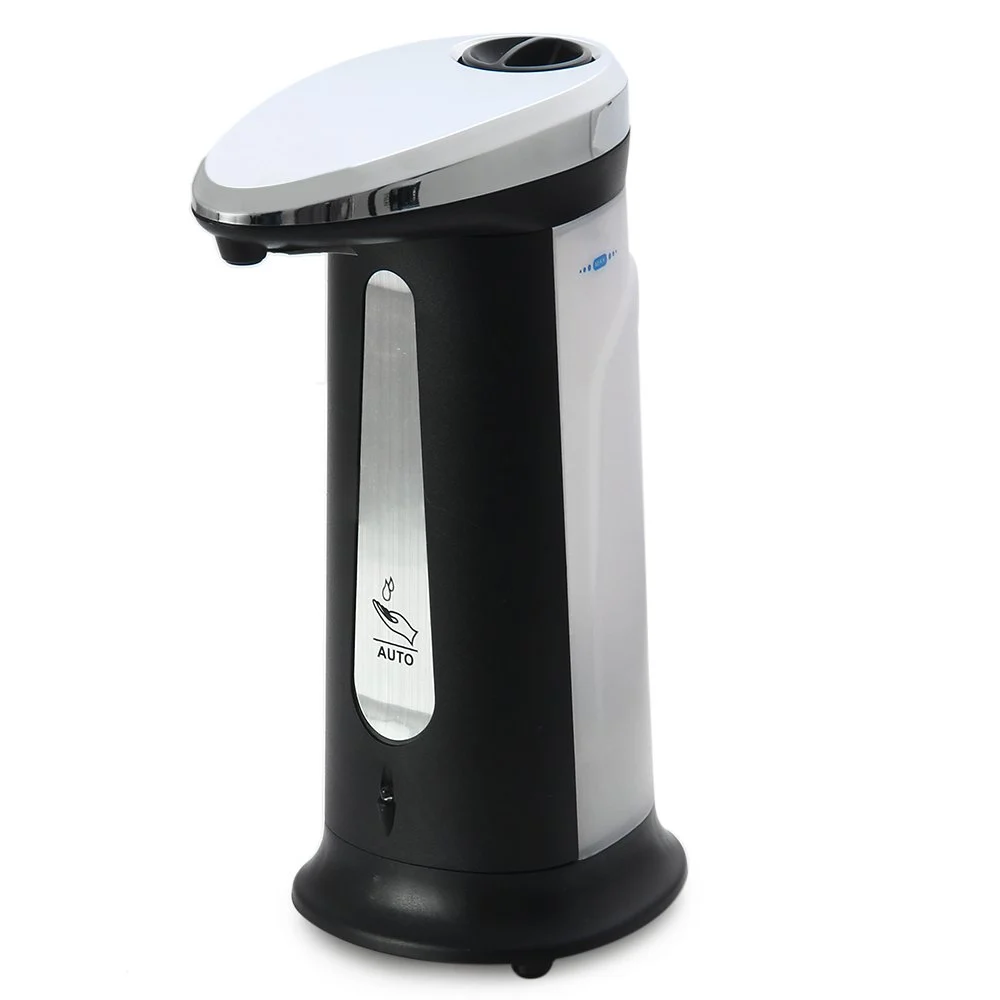 400Ml Automatic Liquid Soap Dispenser Smart Sensor Touchless ABS Electroplated Sanitizer Dispensador for Kitchen Bathroom