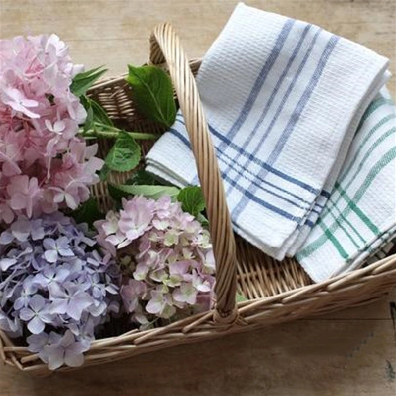 Home Fashion Simple Striped Cotton Cloth Napkin